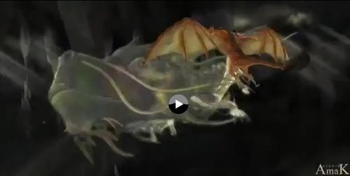 Dragon Ride - Vulcania - Attration - film d'animation - Amak