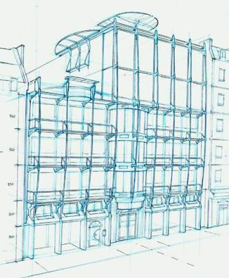 Architecture immeuble EDF - Gilles Cornu