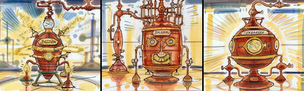 Chocolats Cailler - roughs Gilles Cornu