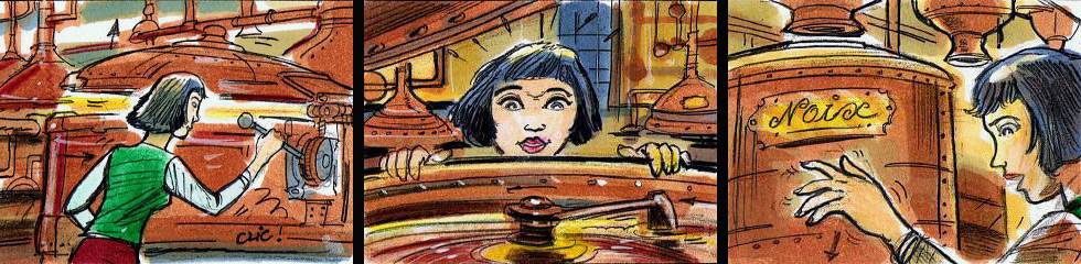 Chocolats Cailler - storyboard Gilles Cornu 3/9