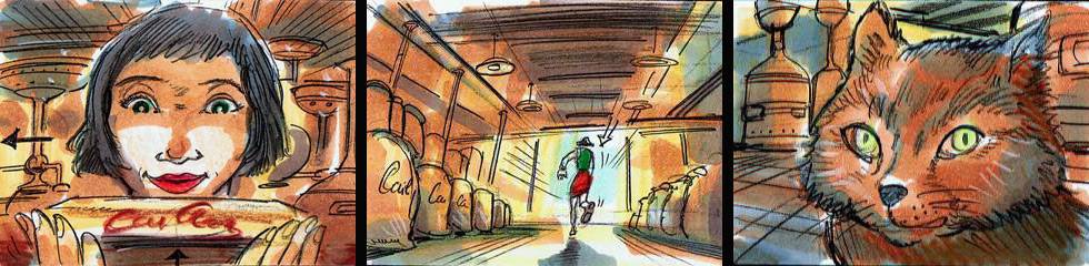 Chocolats Cailler - storyboard Gilles Cornu 8/9