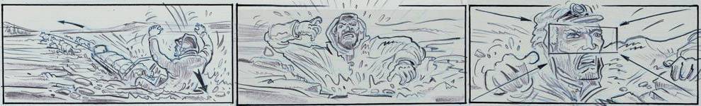 Le dernier trappeur - storyboard Gilles Cornu