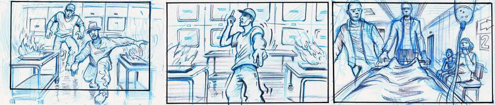 Suprême NTM - Pose ton gun - storyboard Gilles Cornu